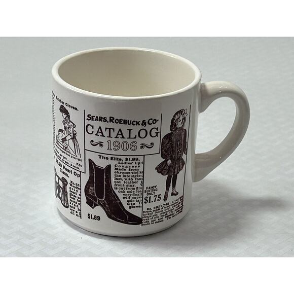 VTG Sears Roebuck Catalog Co. 1906 Coffee Ceramic Mug USA - Picture 1 of 9